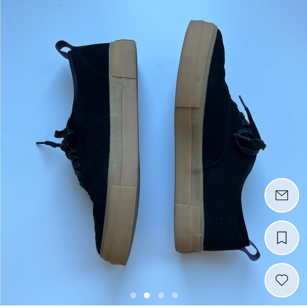 Men’s Eytys Mother Suede sneaker, gum sole.
